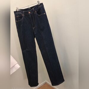 GAP Women's Dark Blue Highrise Jeans